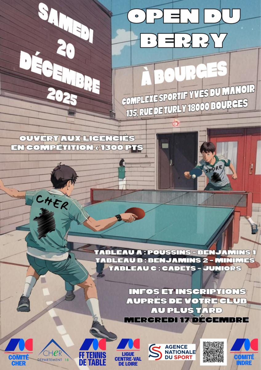 Open du Berry Jeunes à Bourges