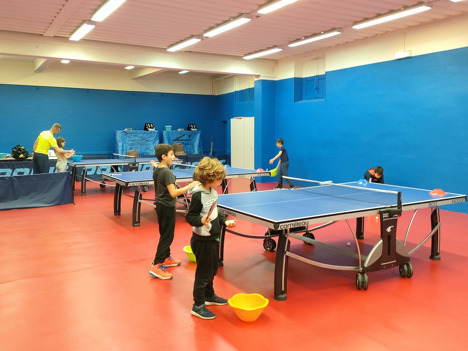 Entraînements lors des  vacances de Noël