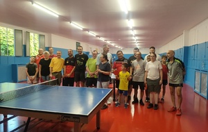 Le  Ping albinien continue en juillet pour nos 60 licenciés!