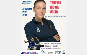 Trophée féminin Nicole COURY