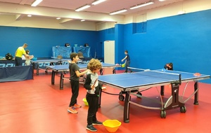 Entraînements lors des  vacances de Noël