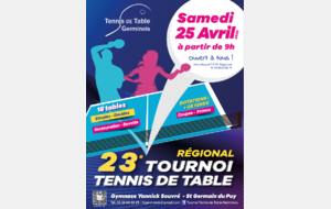 Tournoi Régional du Saint-Germain TT