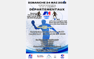 Championnats du Cher individuels 2026